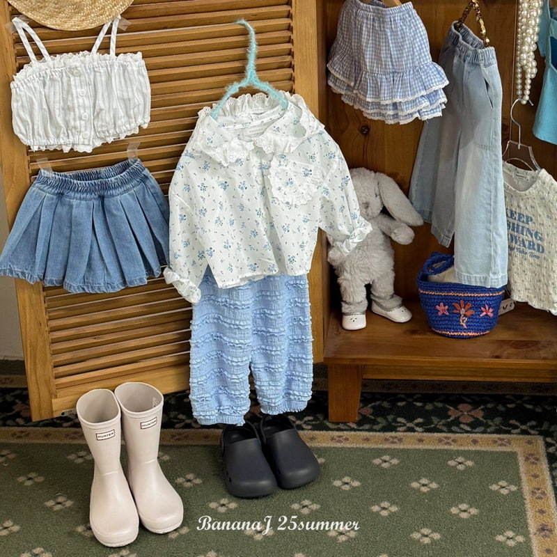 Banana J - Korean Children Fashion - #childofig - Frill Sausage Pants - 4