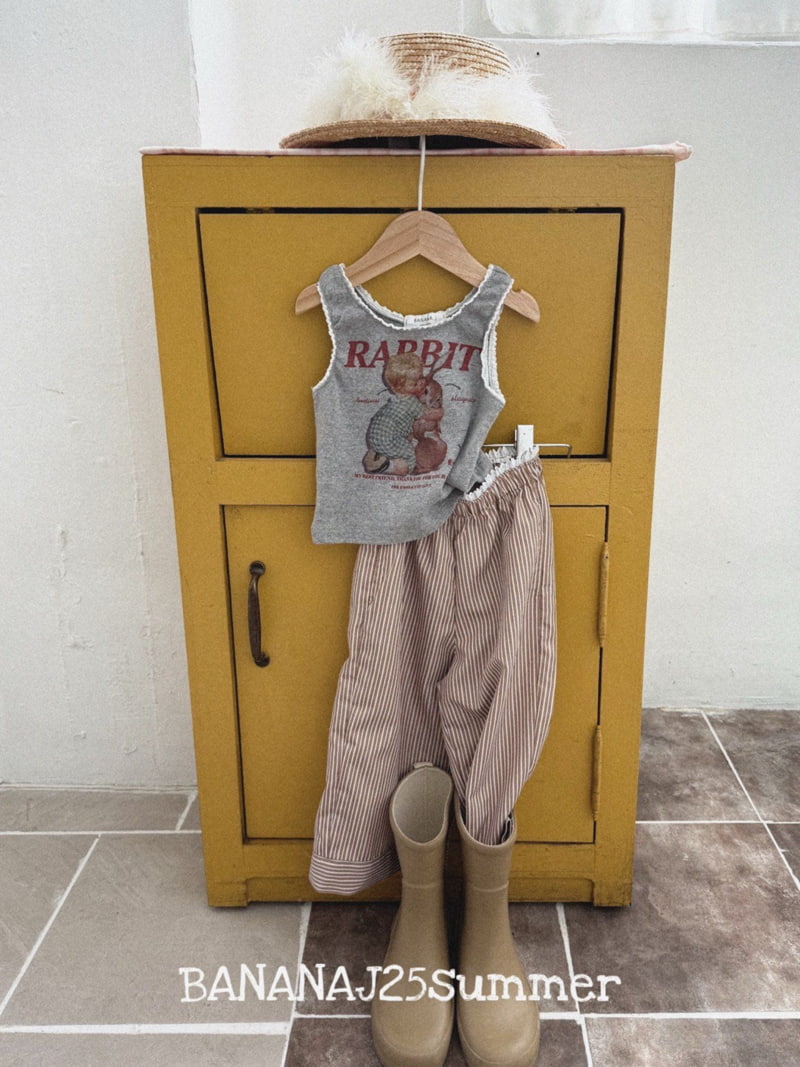 Banana J - Korean Children Fashion - #childrensboutique - Rabbit Sleeveless - 7