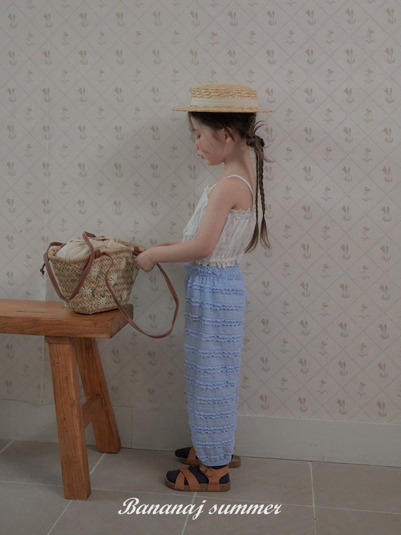 Banana J - Korean Children Fashion - #childofig - Frill Sausage Pants - 4