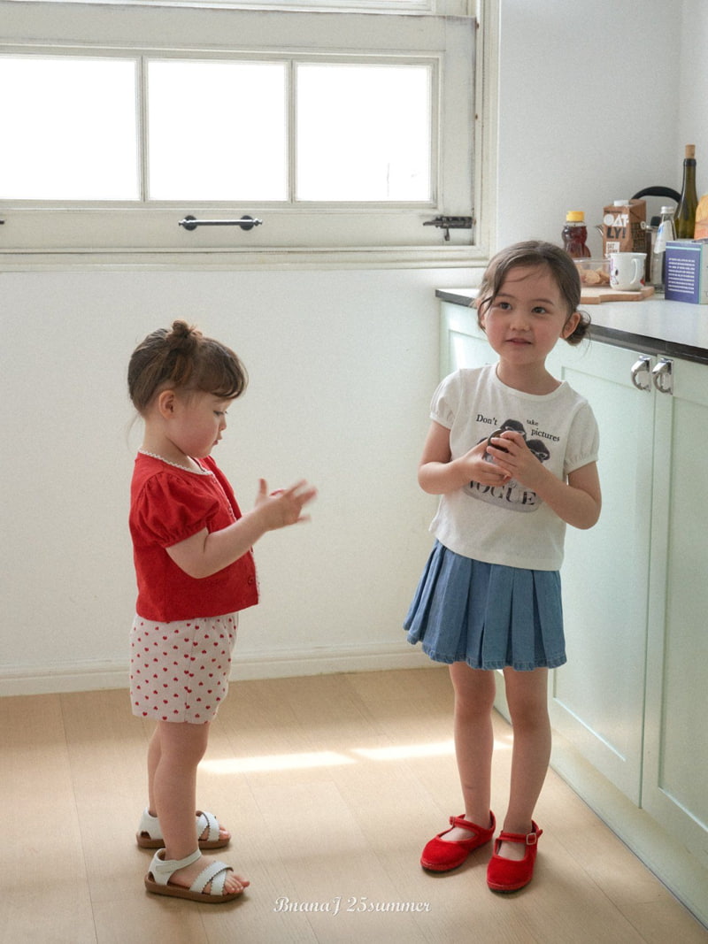 Banana J - Korean Children Fashion - #designkidswear - Vogue Mong Tee - 8