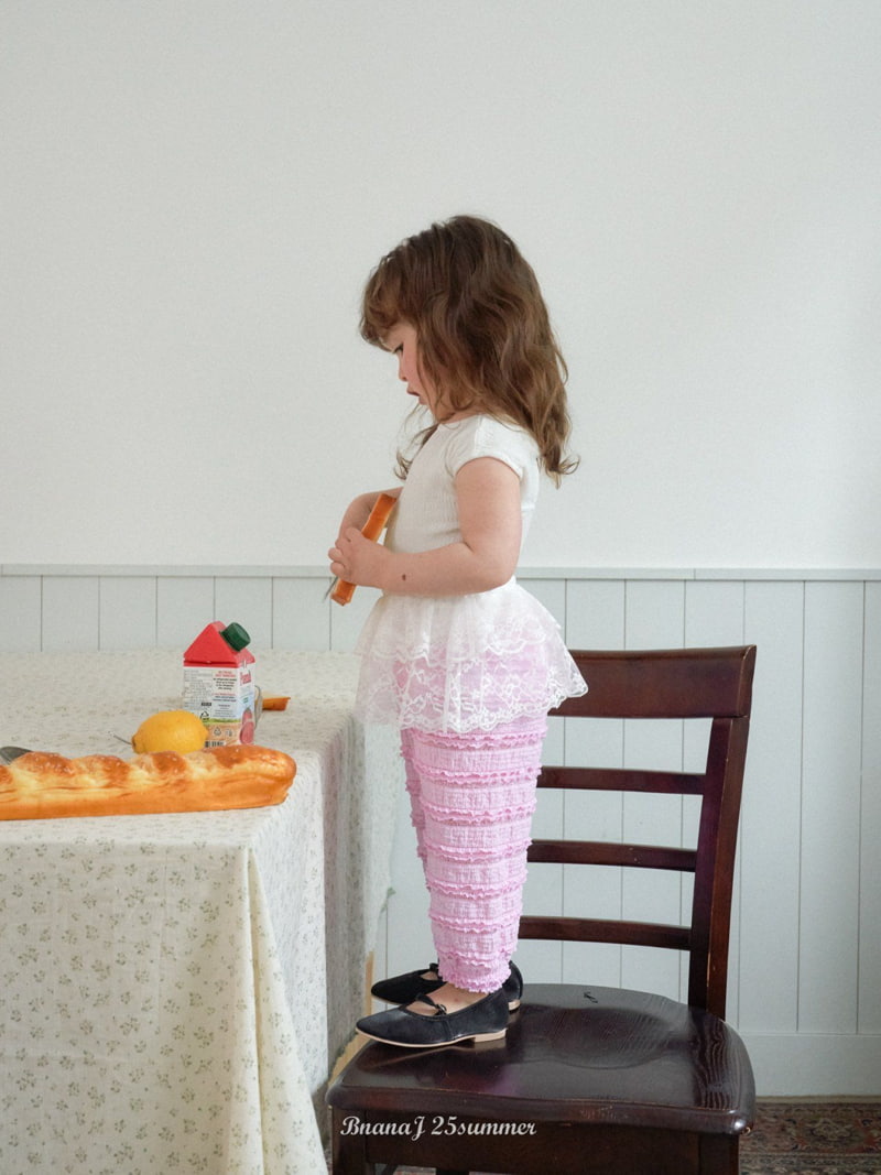 Banana J - Korean Children Fashion - #designkidswear - Lace Mimi Skirt - 4