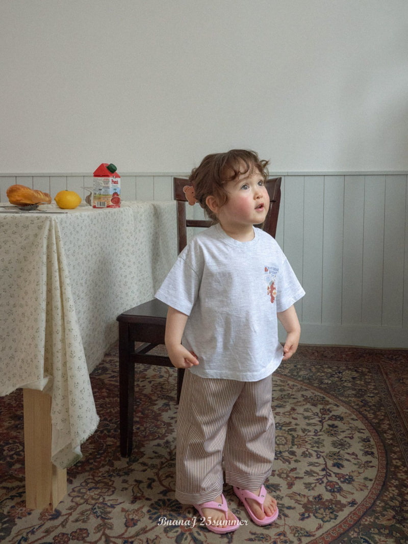 Banana J - Korean Children Fashion - #discoveringself - Happy Bear Tee - 8