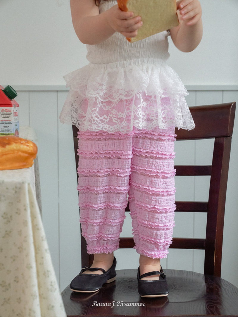 Banana J - Korean Children Fashion - #fashionkids - Frill Sausage Pants - 7