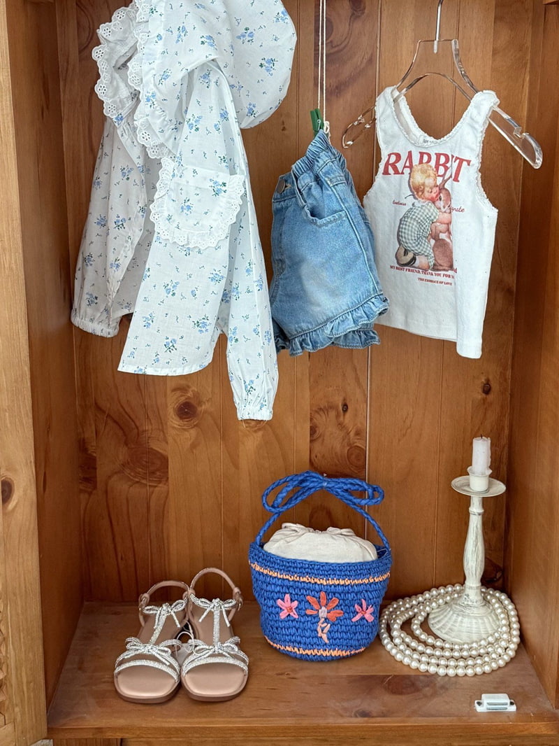 Banana J - Korean Children Fashion - #kidsshorts - Rabbit Sleeveless - 11