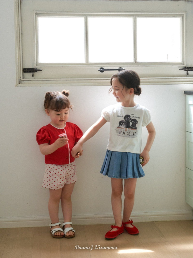 Banana J - Korean Children Fashion - #kidsshorts - Vogue Mong Tee - 11