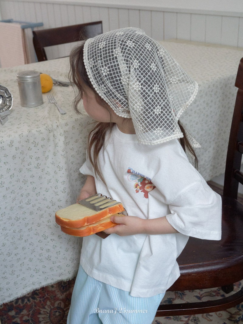 Banana J - Korean Children Fashion - #kidsshorts - Happy Bear Tee - 10