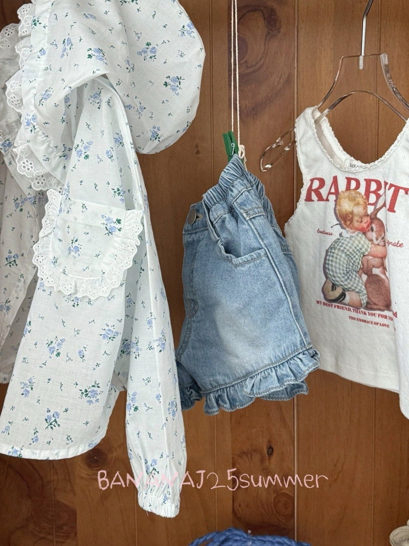 Banana J - Korean Children Fashion - #kidsstore - Rabbit Sleeveless - 12