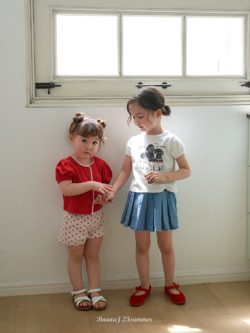 Banana J - Korean Children Fashion - #kidsstore - Vogue Mong Tee - 12