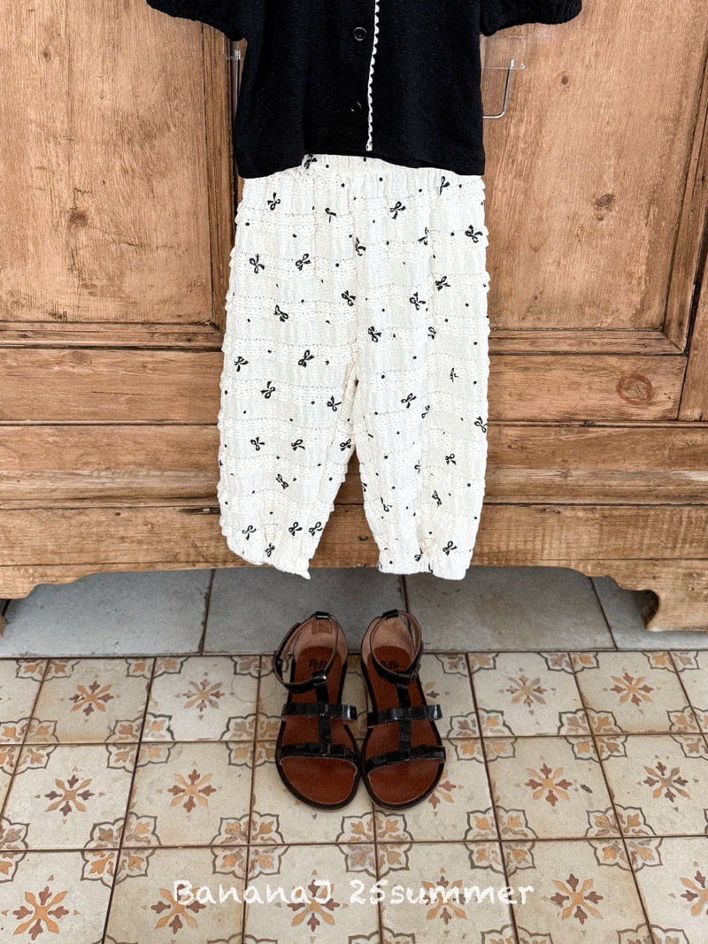 Banana J - Korean Children Fashion - #kidzfashiontrend - Frill Sausage Pants - 10