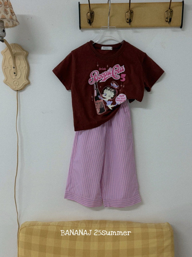 Banana J - Korean Children Fashion - #kidzfashiontrend - Jenny Cola Tee - 7