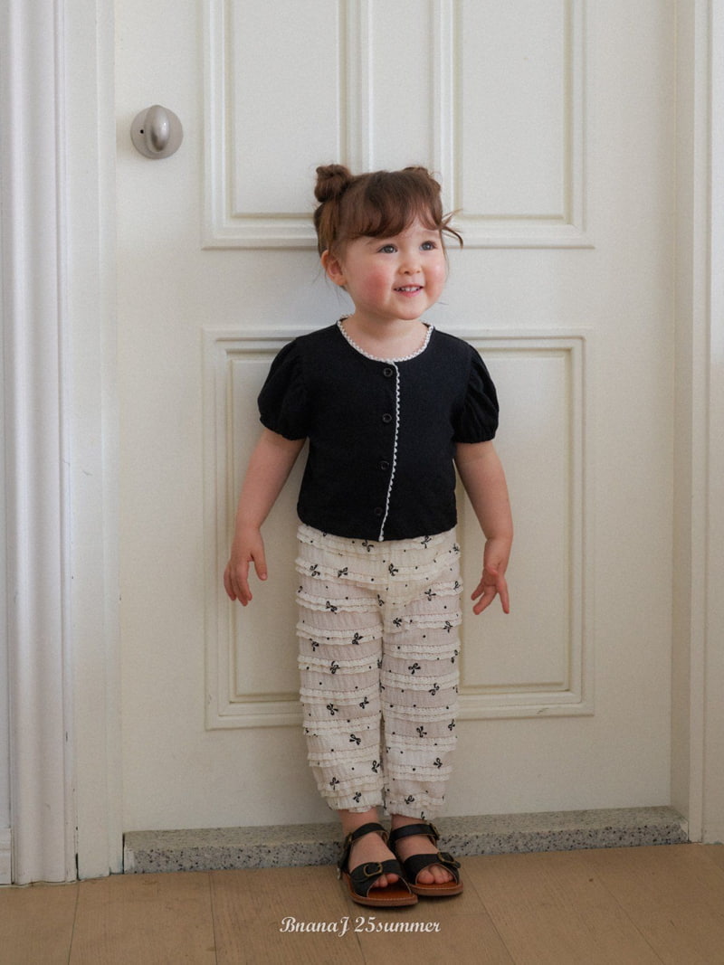 Banana J - Korean Children Fashion - #littlefashionista - Frill Sausage Pants - 12