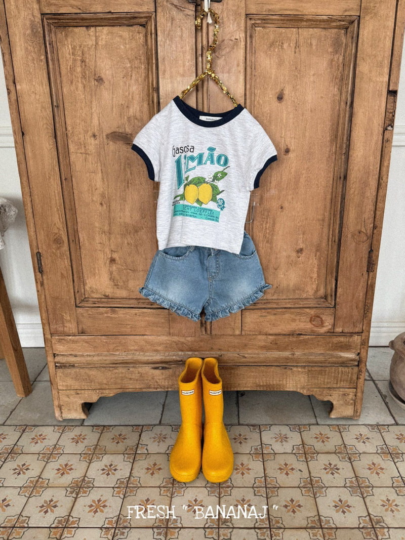 Banana J - Korean Children Fashion - #magicofchildhood - Walnut Frill Pants - 6