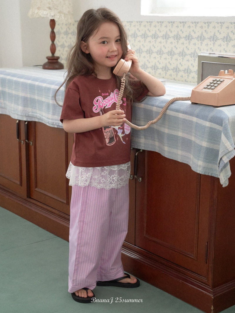 Banana J - Korean Children Fashion - #magicofchildhood - Jennie Cola Tee - 10