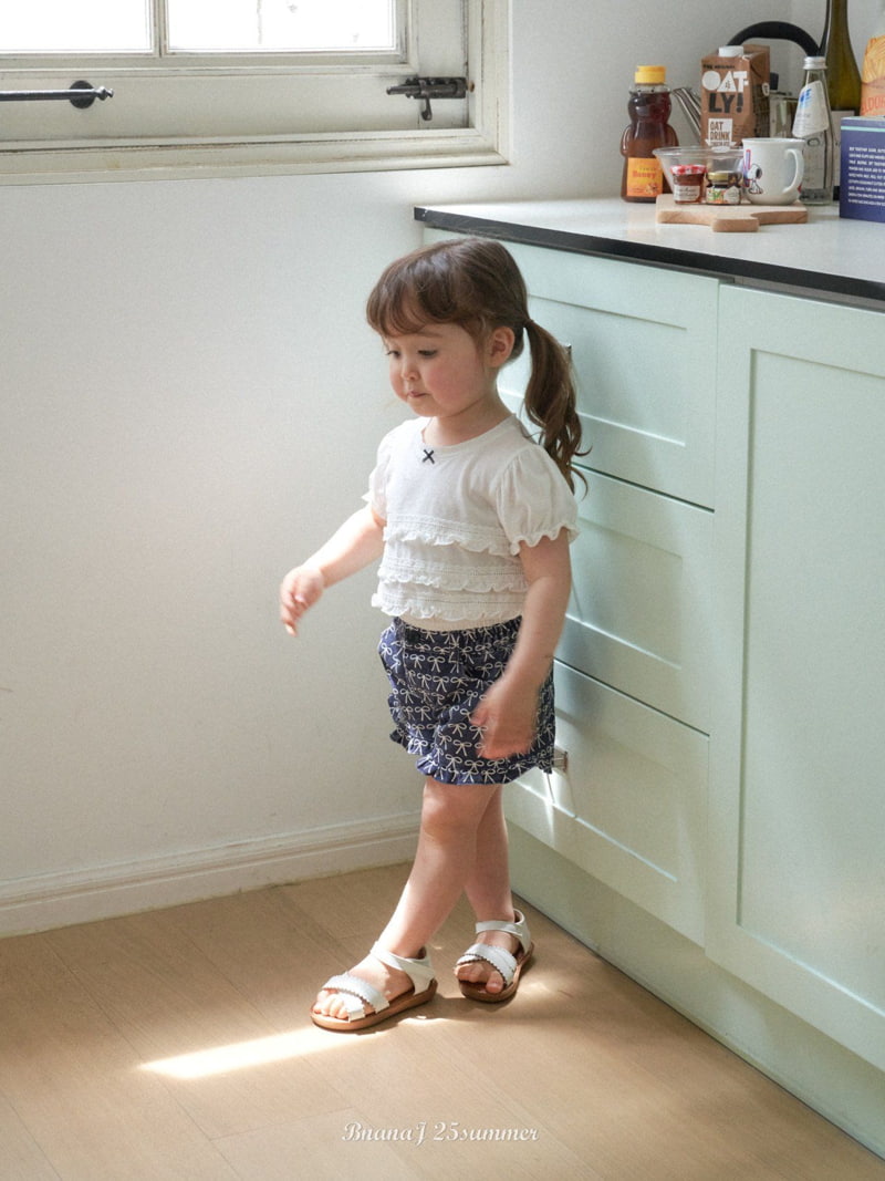 Banana J - Korean Children Fashion - #magicofchildhood - Walnut Frill Pants - 6
