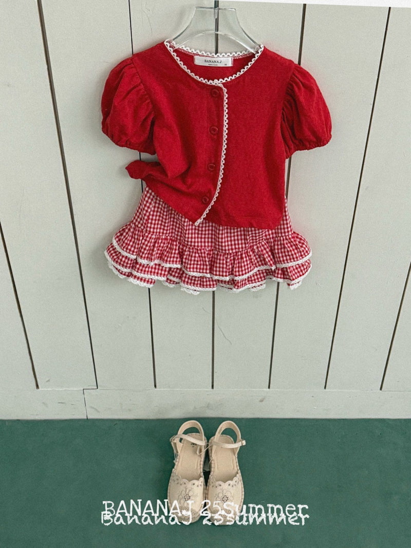 Banana J - Korean Children Fashion - #todddlerfashion - Cherry Cardigan - 7