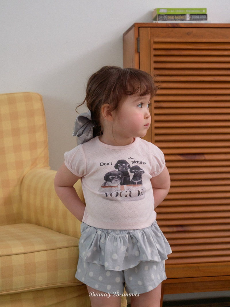 Banana J - Korean Children Fashion - #todddlerfashion - Vogue Mong Tee - 3