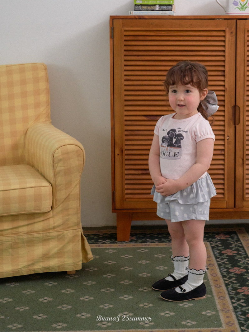 Banana J - Korean Children Fashion - #todddlerfashion - Vogue Mong Tee - 4