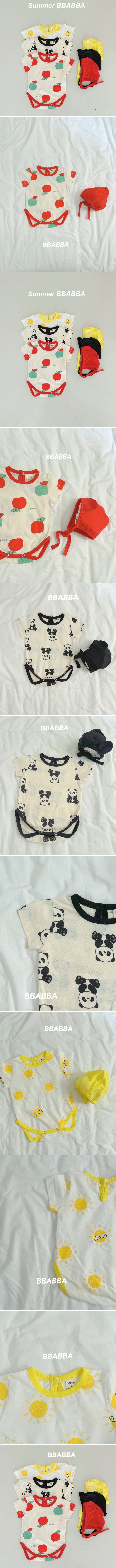 Bbabba - Korean Baby Fashion - #babyboutique - Friends Suit (with Bear Bonnet Set)