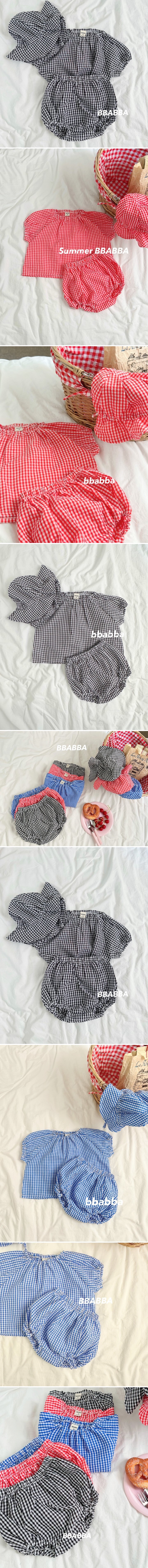 Bbabba - Korean Baby Fashion - #babywear - Fruits Check Set