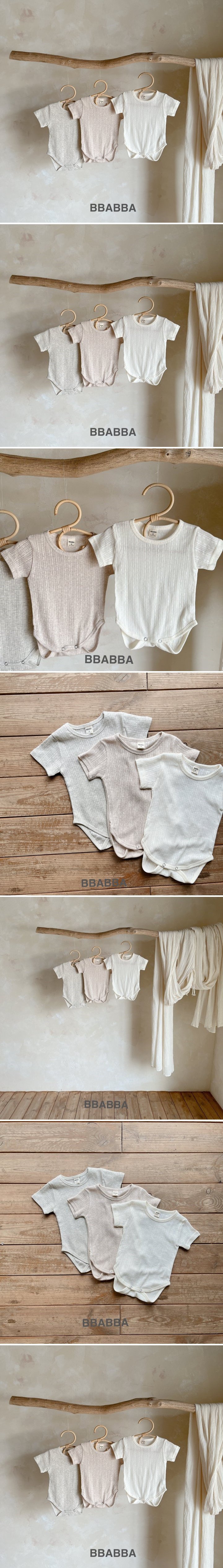 Bbabba - Korean Baby Fashion - #onlinebabyboutique - Eyelet Suit