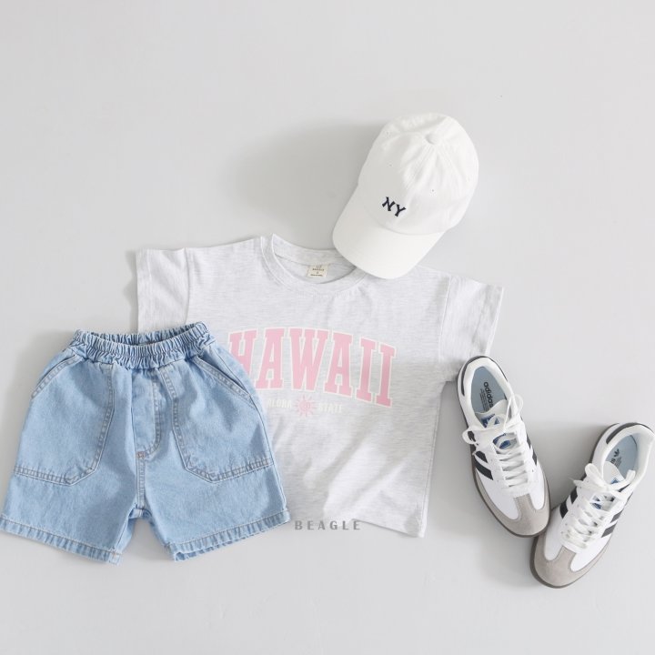 Beagle - Korean Children Fashion - #Kfashion4kids - Square Pocket Denim Shorts - 8