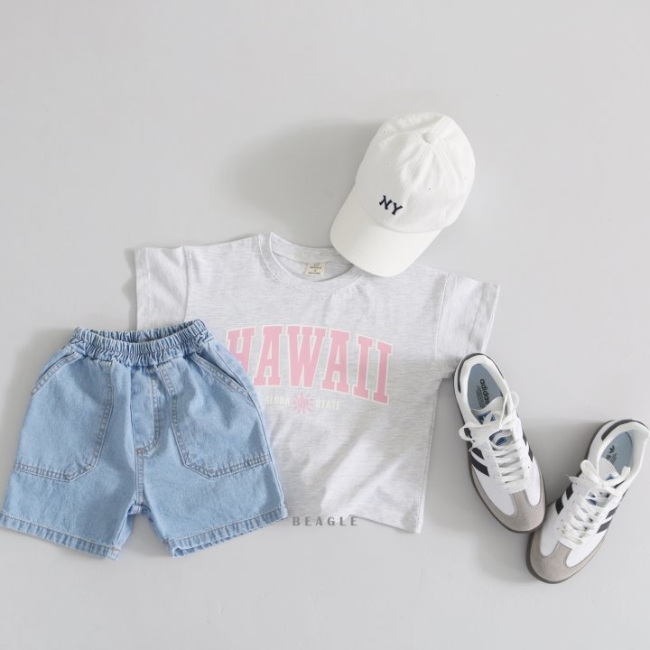 Beagle - Korean Children Fashion - #Kfashion4kids - Hawaii Tee - 10
