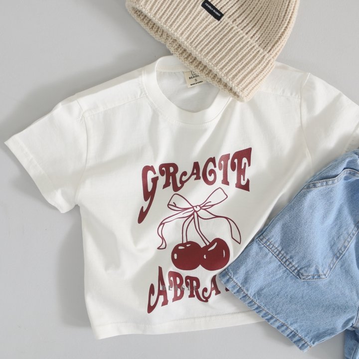 Beagle - Korean Children Fashion - #Kfashion4kids - Cherry Tee - 8