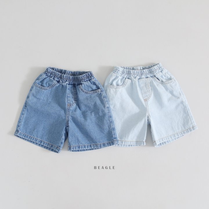 Beagle - Korean Children Fashion - #childofig - Denim Shorts  