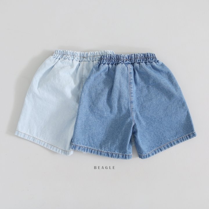 Beagle - Korean Children Fashion - #childrensboutique - Denim Shorts   - 2