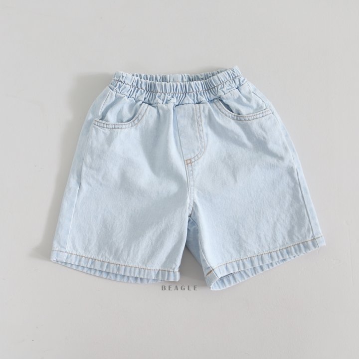 Beagle - Korean Children Fashion - #designkidswear - Denim Shorts   - 3