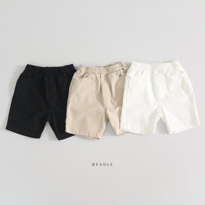 Beagle - Korean Children Fashion - #designkidswear - Cotton Linen Span Shorts