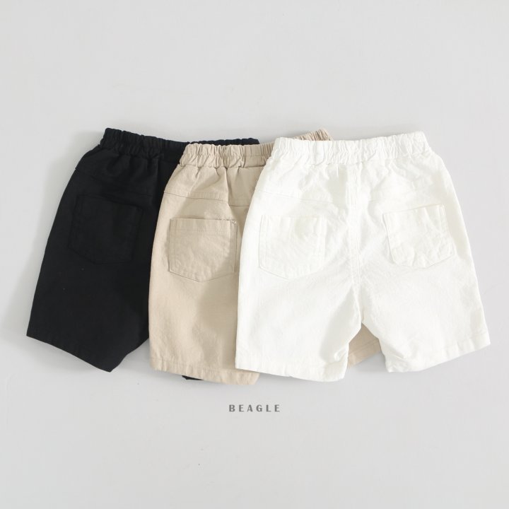 Beagle - Korean Children Fashion - #discoveringself - Cotton Linen Span Shorts - 2
