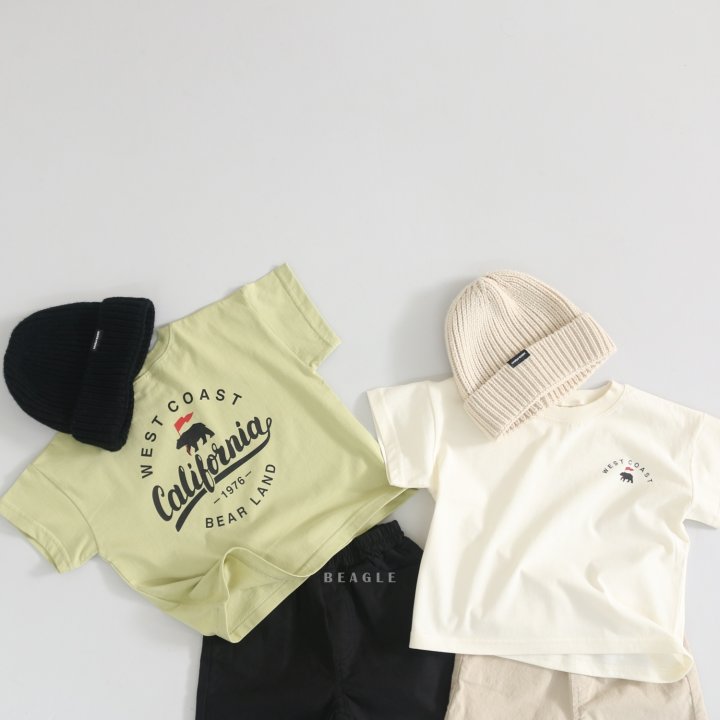 Beagle - Korean Children Fashion - #discoveringself - California Bear Tee - 10