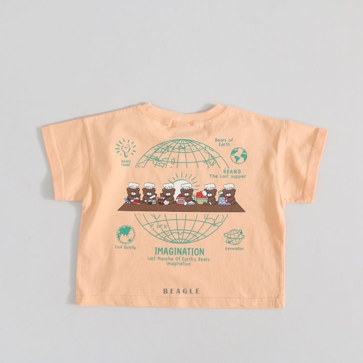 Beagle - Korean Children Fashion - #discoveringself - Party Bear Tee - 8
