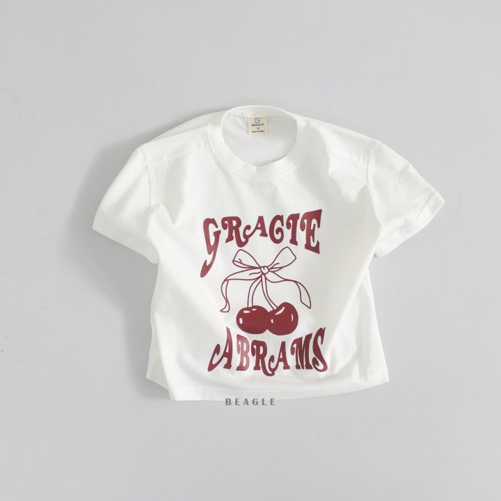 Beagle - Korean Children Fashion - #discoveringself - Cherry Tee - 3