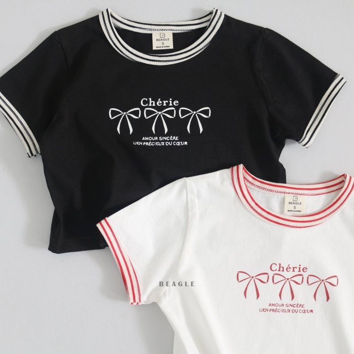 Beagle - Korean Children Fashion - #discoveringself - Ribbon Tee - 2