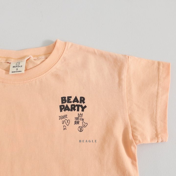 Beagle - Korean Children Fashion - #fashionkids - Party Bear Tee - 9
