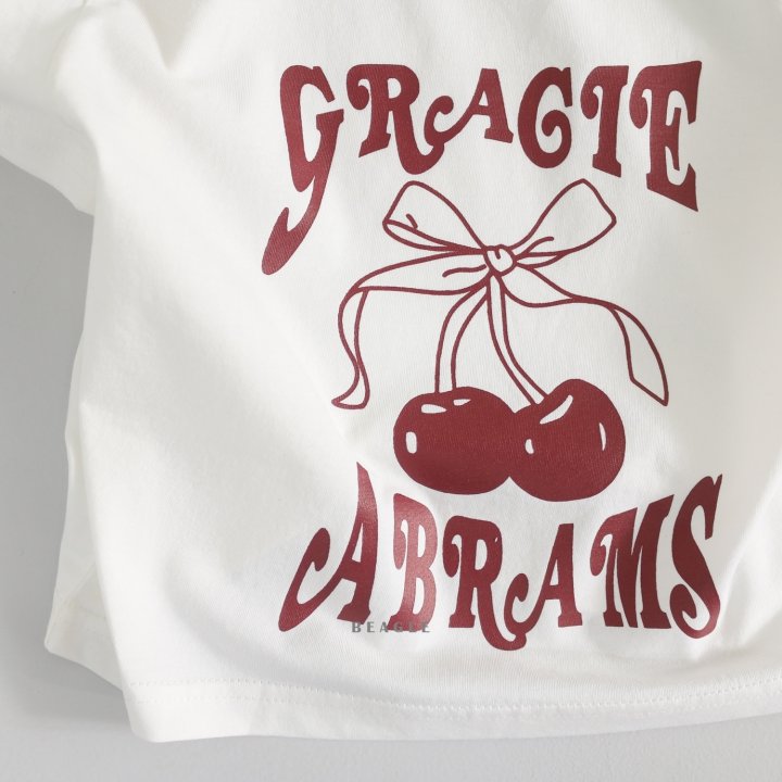 Beagle - Korean Children Fashion - #discoveringself - Cherry Tee - 4