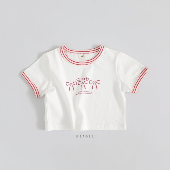Beagle - Korean Children Fashion - #fashionkids - Ribbon Tee - 4