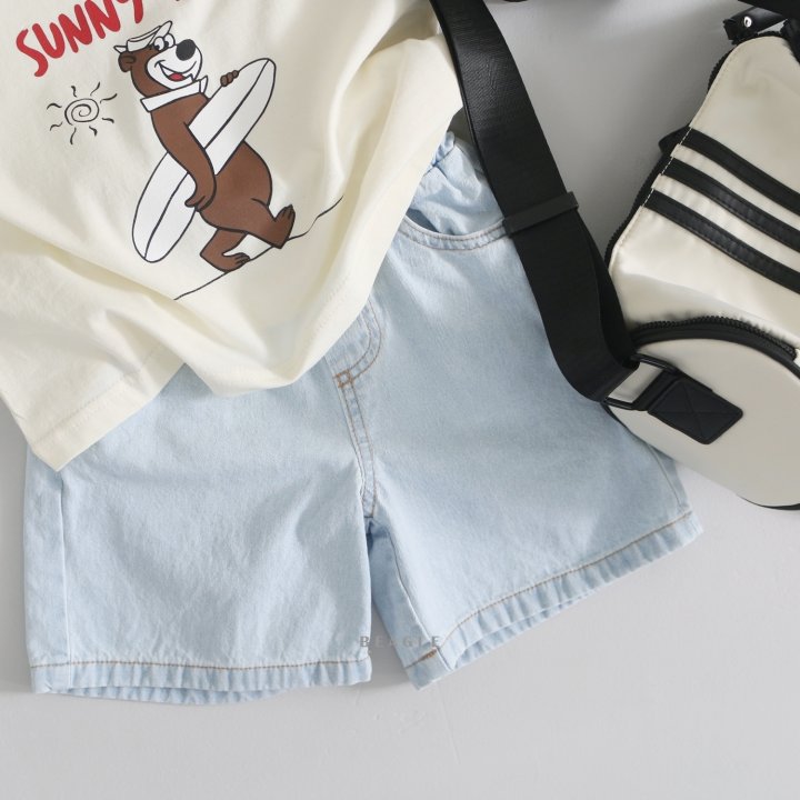 Beagle - Korean Children Fashion - #kidsstore - Denim Shorts   - 7