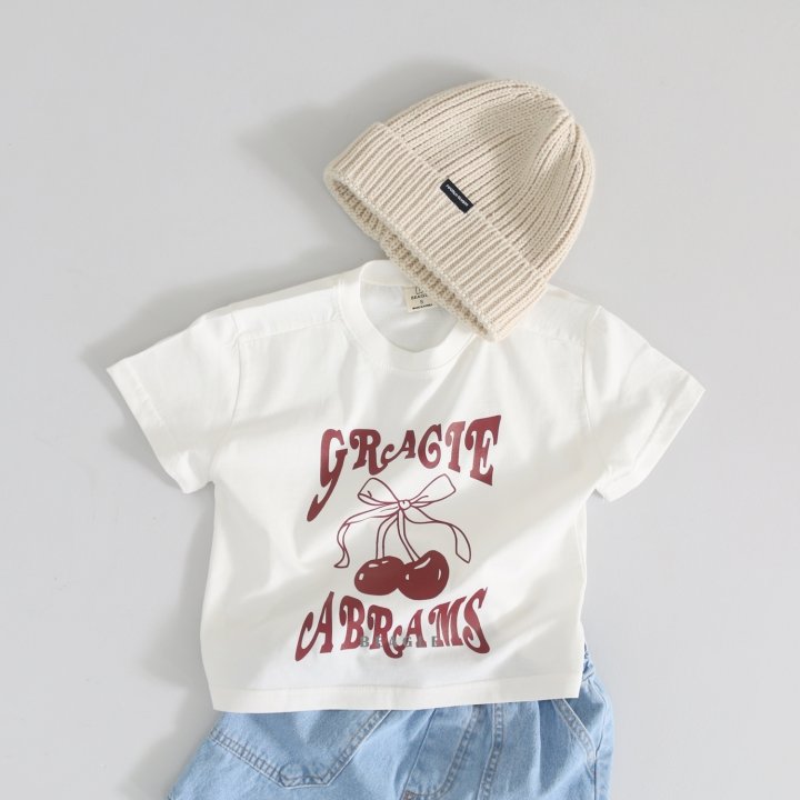 Beagle - Korean Children Fashion - #kidsstore - Cherry Tee - 6