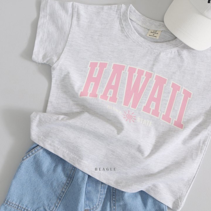 Beagle - Korean Children Fashion - #kidzfashiontrend - Hawaii Tee - 9