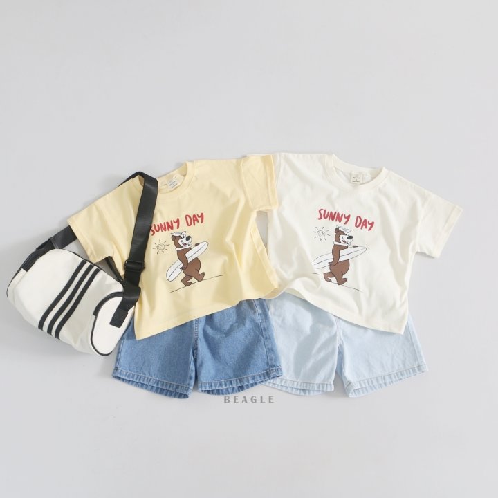 Beagle - Korean Children Fashion - #littlefashionista - Denim Shorts   - 10