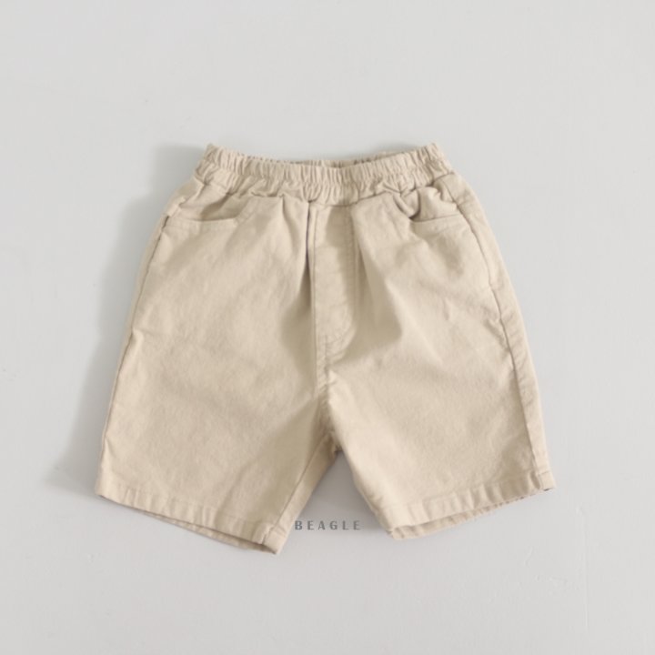 Beagle - Korean Children Fashion - #littlefashionista - Cotton Linen Span Shorts - 8