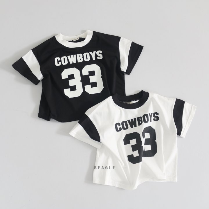 Beagle - Korean Children Fashion - #littlefashionista - Cowboy Tee