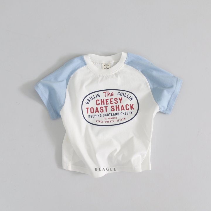 Beagle - Korean Children Fashion - #magicofchildhood - Raglan Color Tee  - 3