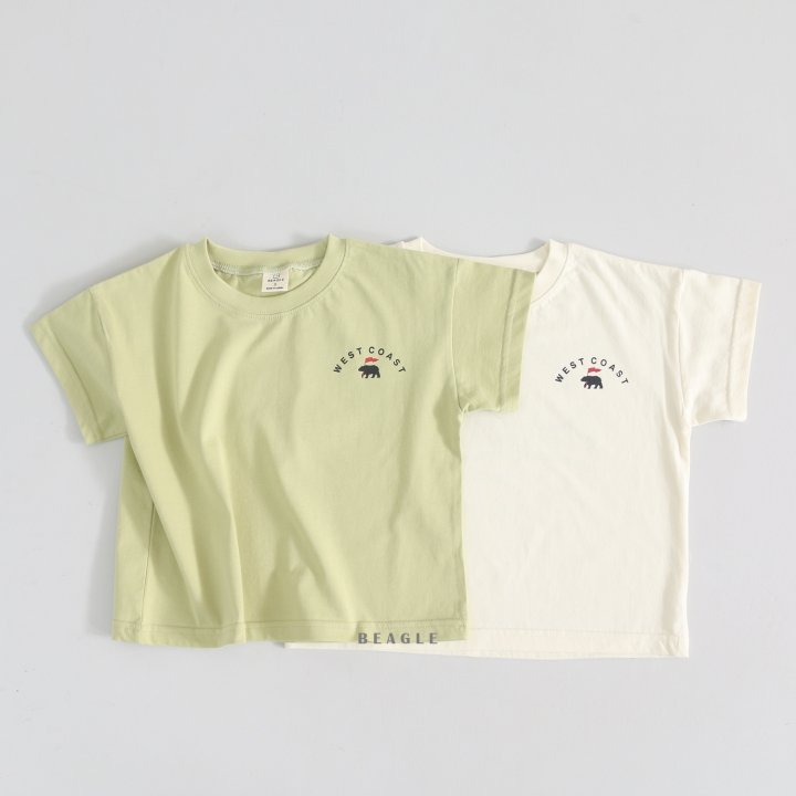 Beagle - Korean Children Fashion - #magicofchildhood - California Bear Tee