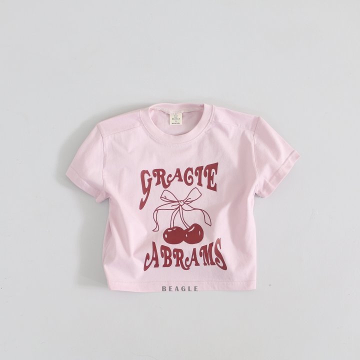 Beagle - Korean Children Fashion - #magicofchildhood - Cherry Tee - 10