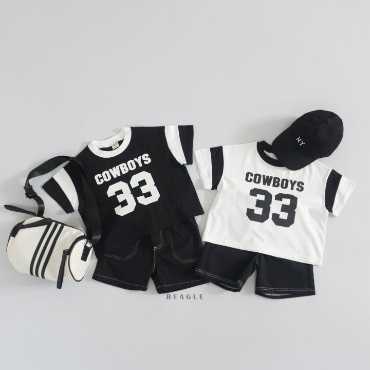Beagle - Korean Children Fashion - #minifashionista - Cowboy Tee - 3