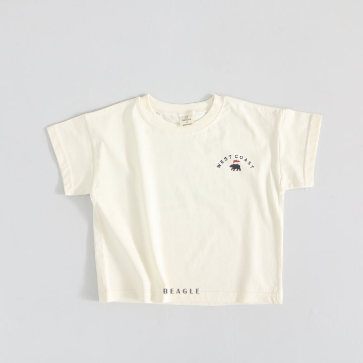Beagle - Korean Children Fashion - #prettylittlegirls - California Bear Tee - 3